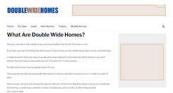 Desktop Screenshot of double-wide-homes.com
